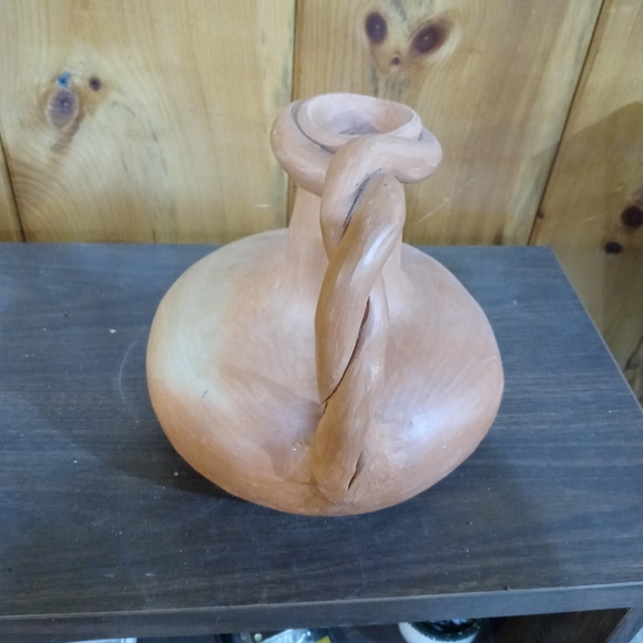 Primitive Clay Handmade Pitcher - Picture 7 of 9